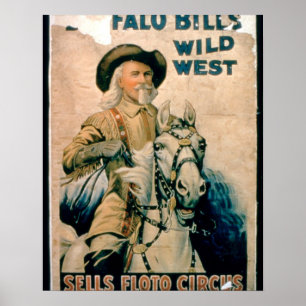 Poster 'Buffalo Bill's Wild West', Vend Floto Circus (co.