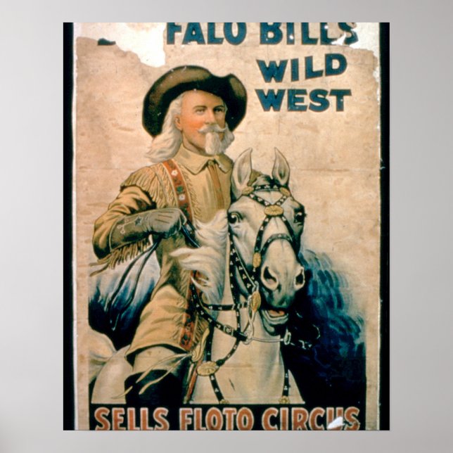Poster 'Buffalo Bill's Wild West', Vend Floto Circus (co. (Devant)