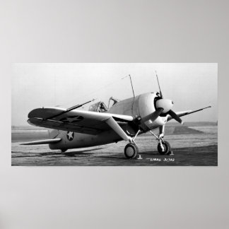 Poster Buffalo Brewster F2A-2