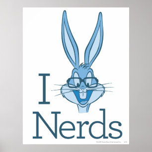 Poster BUGS BUNNY™ - I Love Nerds