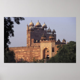 Poster Buland Darwaza Porte de la Victoire) vers le Darga