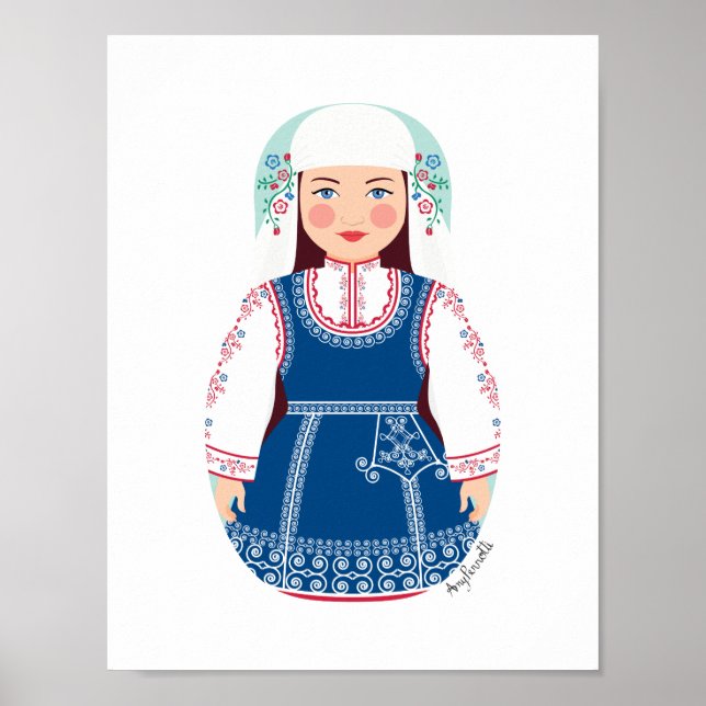 Poster bulgare Matryoshka (Devant)