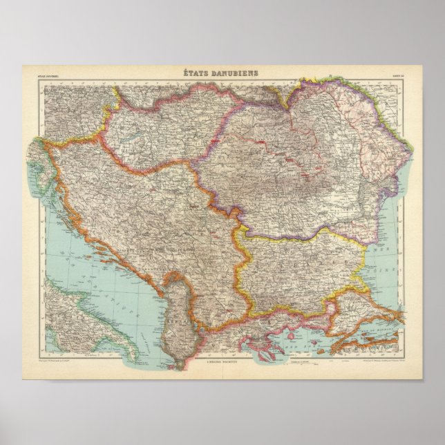 Poster Bulgarie et Serbie (Devant)