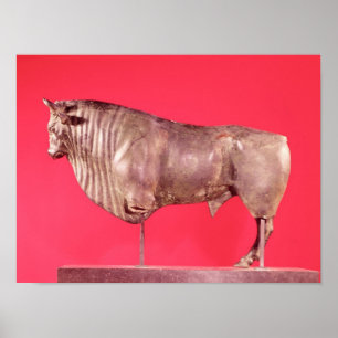 Poster Bull à trois cornes, d'Avrigney