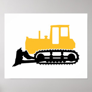 Poster Bulldozer