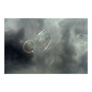 Poster Bulles Abstraites