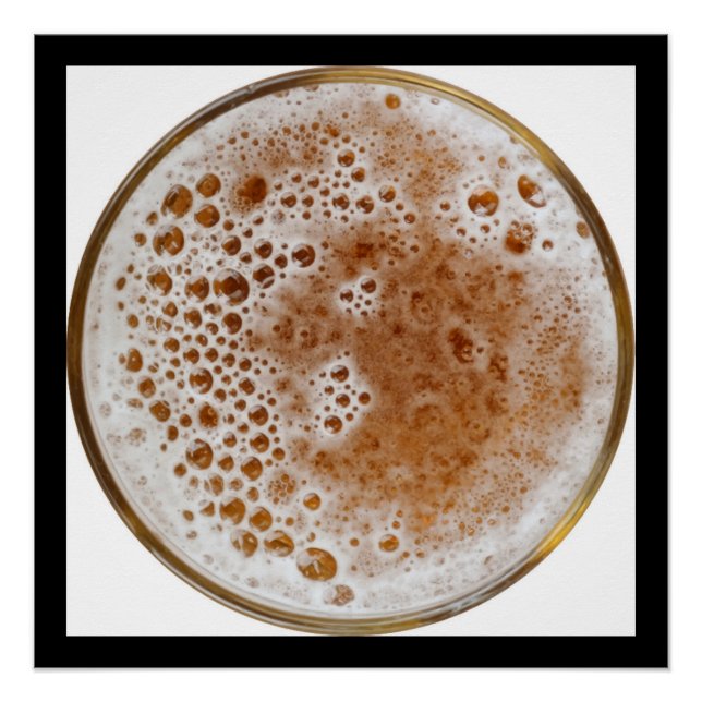 POSTER BULLES DE BIÈRE (Devant)