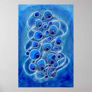 Poster Bulles de paon