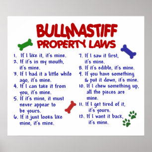 POSTER BULLMASTIFF PL2