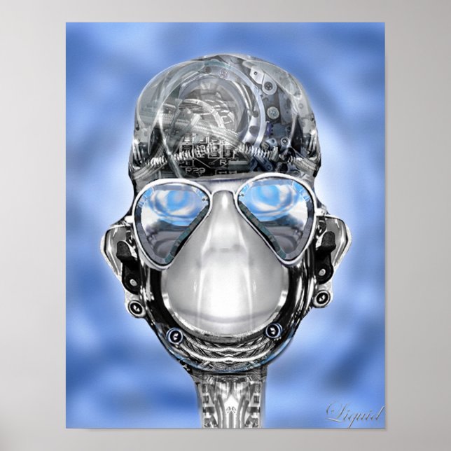 Poster Bumper Cyborg Robot  Print (Devant)