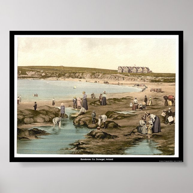 Poster Bundoran. Co. Donegal, Irlande (Devant)