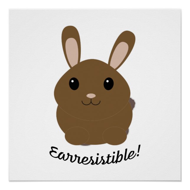 Poster Bunny Earresistible (Devant)