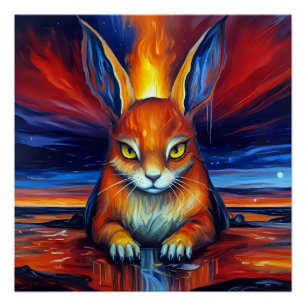 Poster Bunny en colère