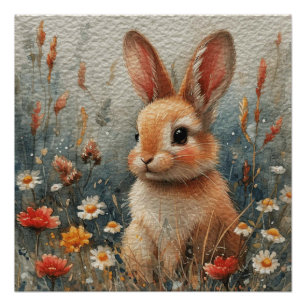 Poster Bunny Melody : Un Peu de Fantaisie Bunny