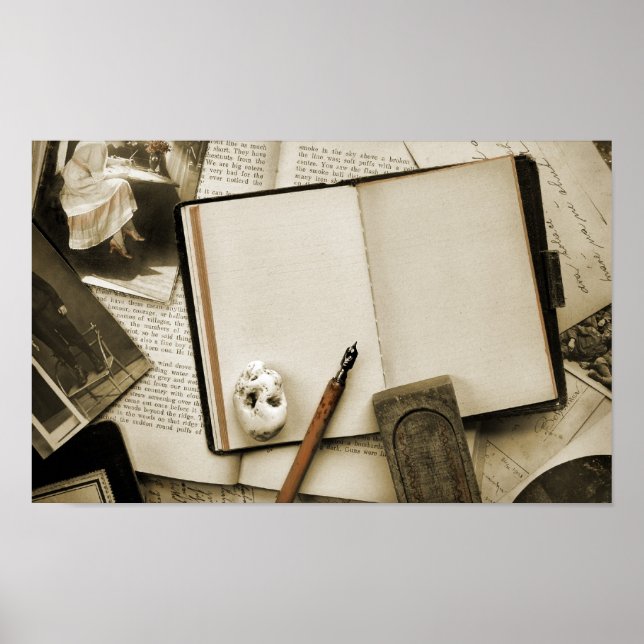 Poster Bureau vintage (Devant)