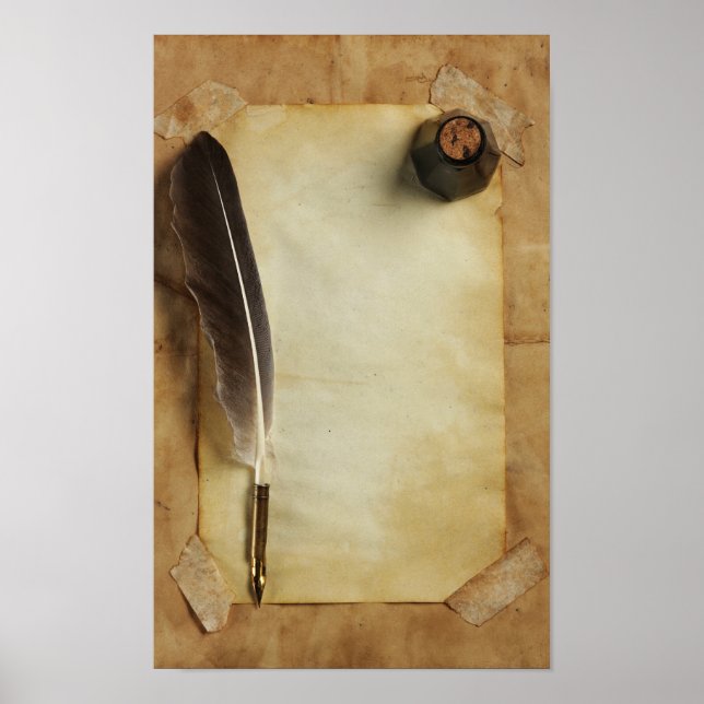 Poster Bureau vintage (Devant)