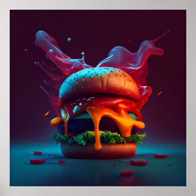 Poster Burger (Devant)