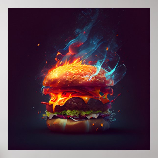 Poster Burger (Devant)