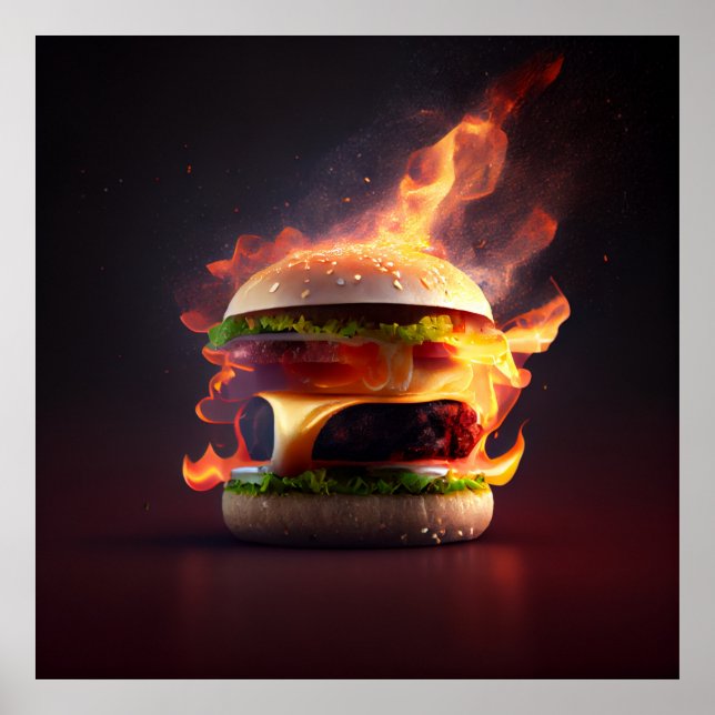 Poster Burger (Devant)