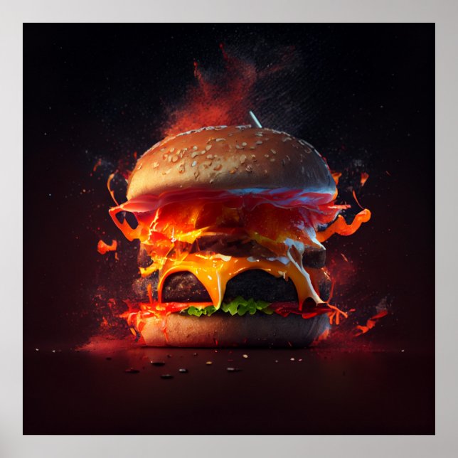 Poster Burger (Devant)