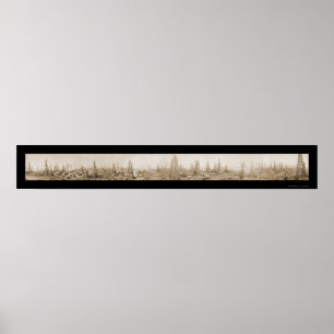 Poster Burkburnett TX Oil Photo 1919