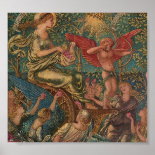Poster Burne-Jones, Triumph de l'amour
