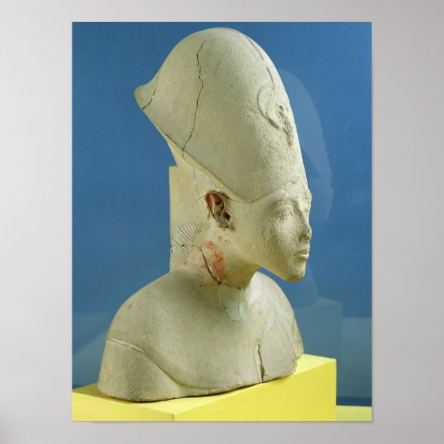 Poster Buste d'Amenophis IV de Tell el-Amarna (Devant)
