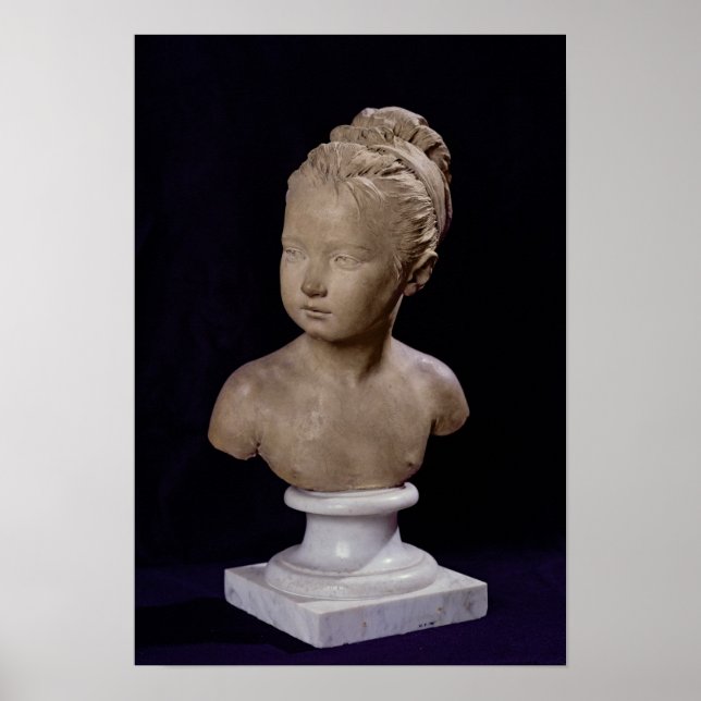 Poster Buste de Louise Brongniart, 1777 (Devant)