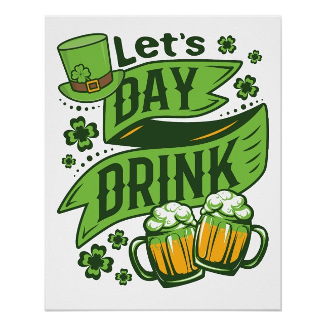 Poster Buvons le jour de la Saint-Patrick (Devant)
