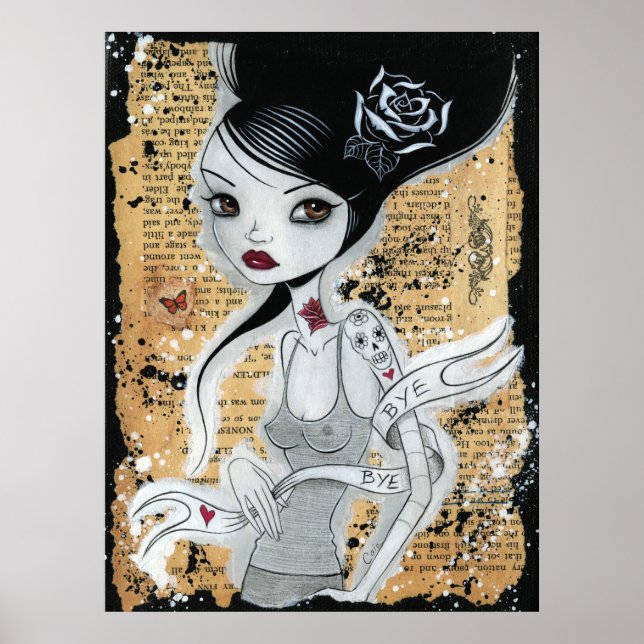 Poster Bye Bye Print (Devant)