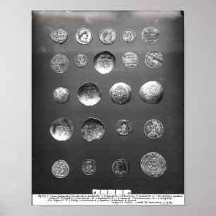 Poster Byzantine, Roman and Sassanian coins