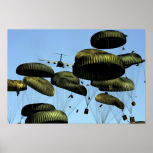 Poster C-17 Globemaster III de l'armée de l'air américain