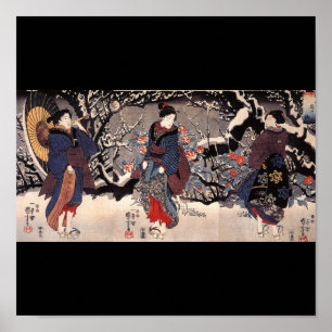 Poster C. de peinture japonais 1800's