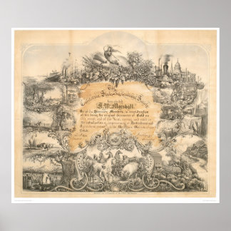 Poster CA. Certificat de société agricole (0058A)