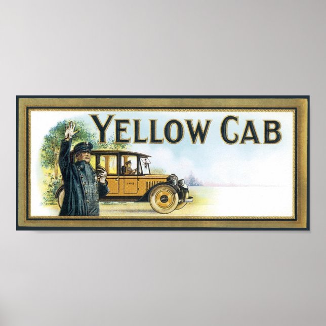 Poster Cabine jaune (Devant)