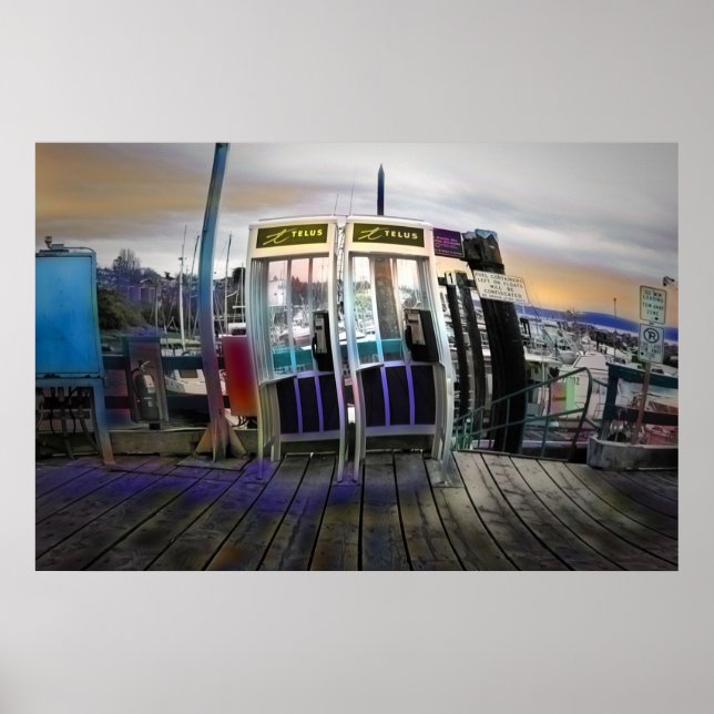 Poster Cabines portuaires (Devant)