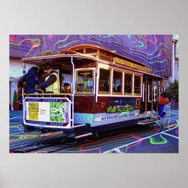 POSTER CÂBLE SAN FRANCISCO N° 17 (Devant)