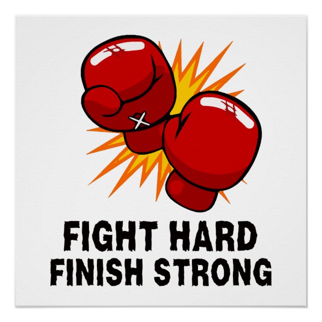 Poster Cadeau de boxe  (Devant)