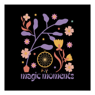 Poster Cadeau de la fête des mères Moments magiques