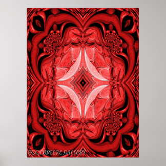 POSTER CADEAU DE LA SÉRIE ROUGE DE PASSION I