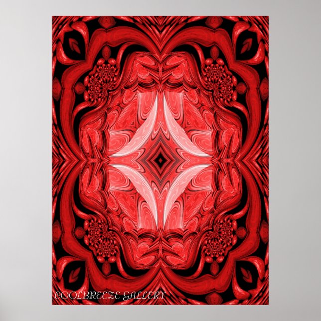 POSTER CADEAU DE LA SÉRIE ROUGE DE PASSION I (Devant)