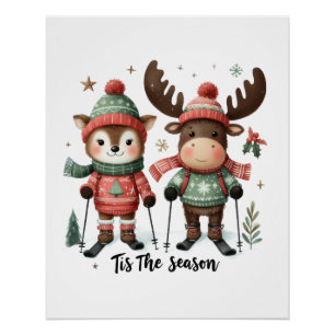 Poster Cadeau De Noël C'Est La Saison