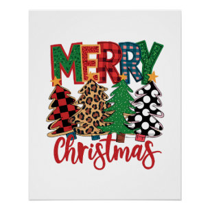 Poster Cadeau de Noël Joyeux Noël