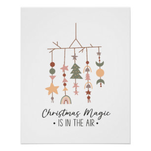 Poster Cadeau de Noël La Magie de Noël est dans l'Air