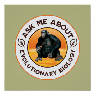 Poster Cadeau d'humour sur l'évolution pour professeur de