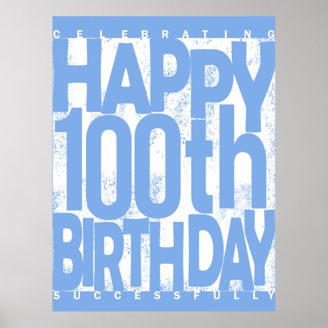 Poster cadeau du 100e anniversaire (Devant)