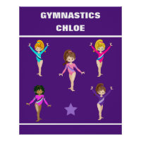 CADEAU GYMNASTIQUE AVEC 5 GYMNASTES PERSONNALISÉS