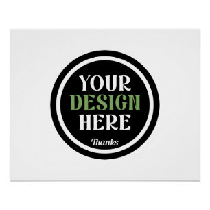 Poster Cadeaux d'appréciation d'employé de société à logo