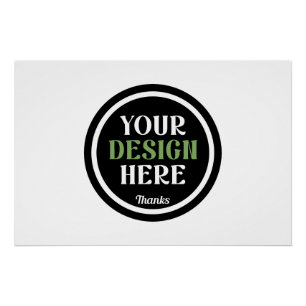 Poster Cadeaux d'appréciation d'employé de société à logo
