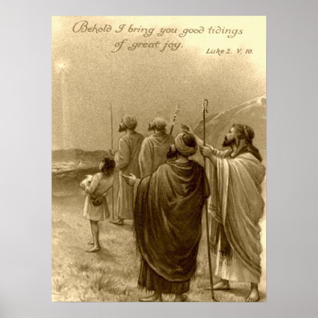 Poster Cadeaux de crèches pour Noël (Devant)